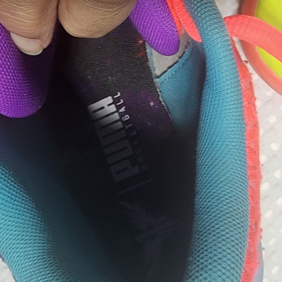 PUMA EUC MENS SIZE 11 LAMELO BALL BE YOU COLOR FLASHY BASKETBALL SNEAKERS SHOES - Picture 6 of 14